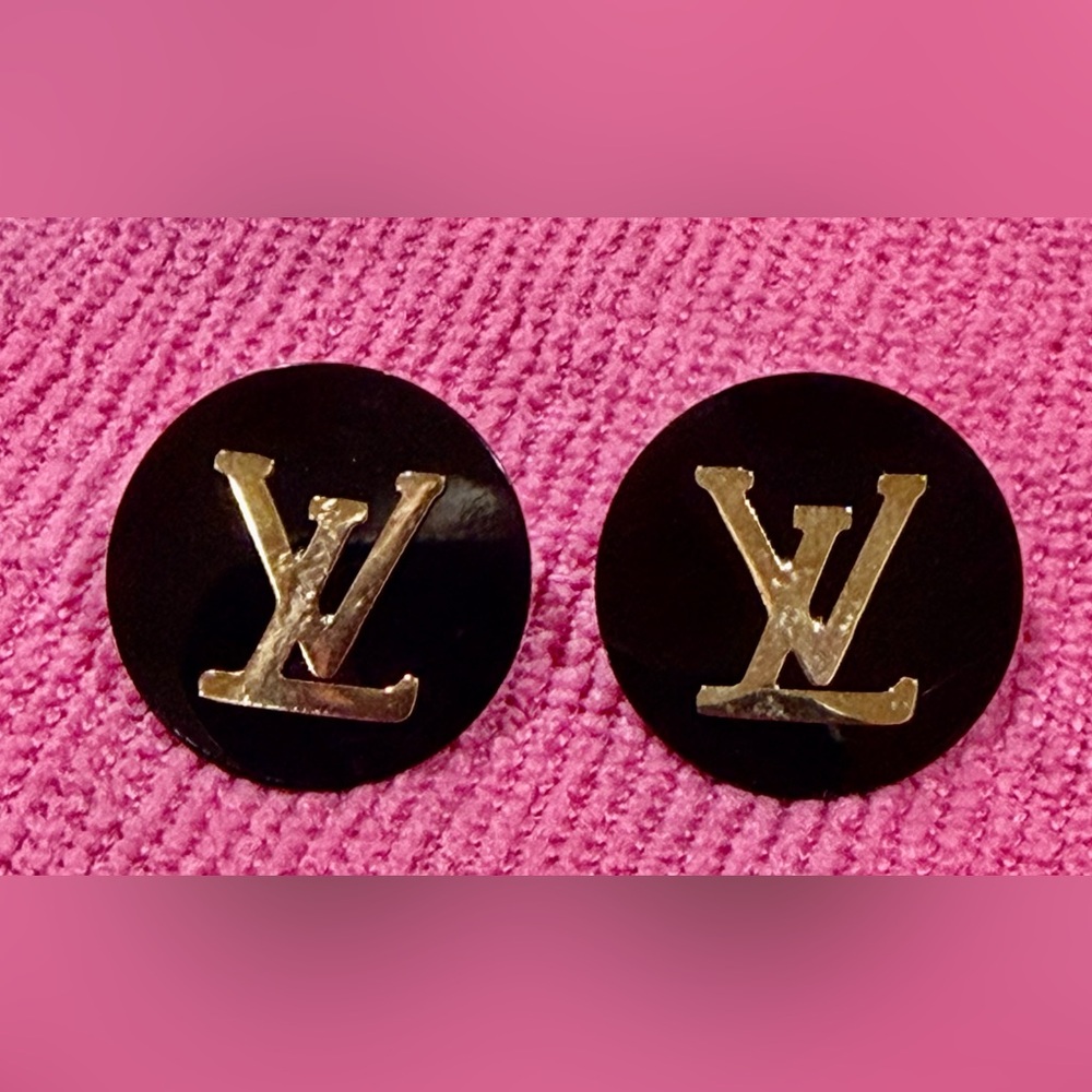 Button Styled Earrings